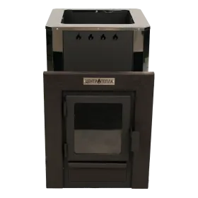 Банная печь Грация 15 Дверка со стеклом