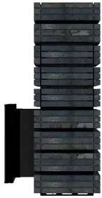 Стальная банная печь Shaman Long (4 каменки)