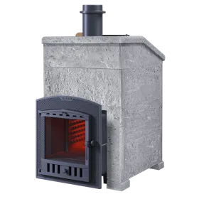 Чугунная банная печь Grom 80 (П2) Президент 1320/60 Талькомагнезит