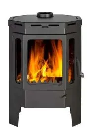 Печь-камин Бавария Призматик пристенно угловой