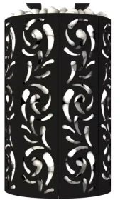 Стальная банная печь Violet World Short Window Max Pro