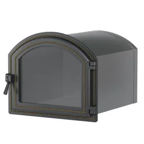 Стальной духовой шкаф с чугунной дверцей ВЕЗУВИЙ 217 (Бронза)