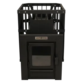 Банная печь Грация 20 с Сеткой и Стеклом