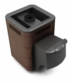 Банная печь Оса Inox ДА шоколад