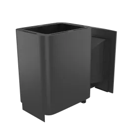 Стальная банная печь Парилка 18 Панорама