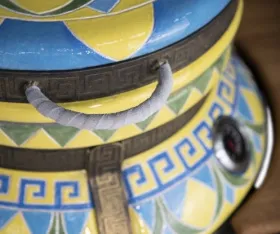 Керамический тандыр Голубая Лилия Цвет Голубой