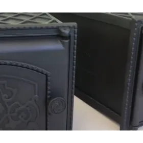 ДП-ДТ-6АС Чугунная печная духовка со стеклом 345х289х500