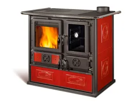 Печь-камин La Nordica Rosa Reverse 2.0 Ceramica Liberty Bordeaux (бордовый)