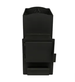 Печь банная Огонь с тоннелем и баком(прав) 18 куб.м. МД с-я КУЗБАСС 8мм