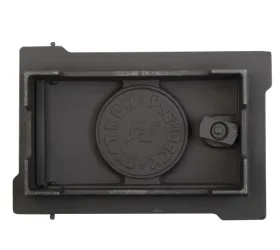 ДПУ-2Б Чугунная дверка поддувальная уплотненная окрашенная 300х202х75