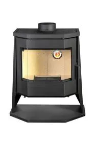 Печь-камин Бавария Панорама Призма с плитой