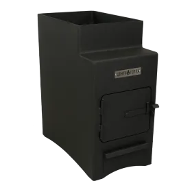 Банная печь Огонь с тоннелем 18 куб.м. МД с-я КУЗБАСС 8мм