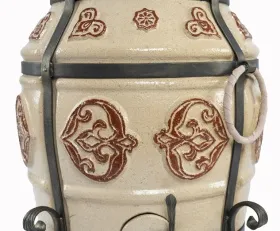 Керамический тандыр Урал цвет Слоновая кость