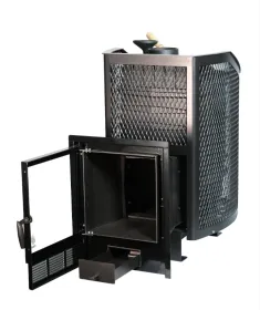 Чугунная банная печь Амур ЗК. Панорамная дверца (сетка) Чугунная банная печь Амур ЗК. Панорамная дверца (сетка)