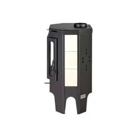 Печь-камин Бавария Призматик пристенно угловой