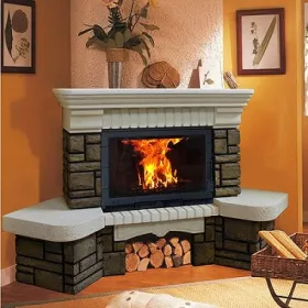 Каминная облицовка МАЭСТРО (угловая) Каминная облицовка МАЭСТРО (угловая)