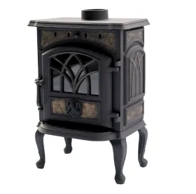 Чугунная печь-камин Сибирь 7 кВт