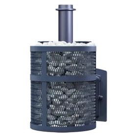 Чугунная печь для бани Искандер ЗК 25 (П2) Pro Ураган