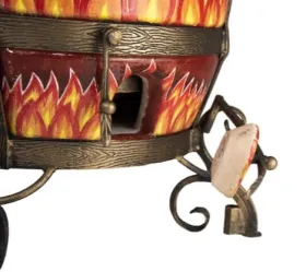 Керамический тандыр Огненный Цвет Красный