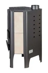 Печь-камин Бавария ЭКО угловая с плитой