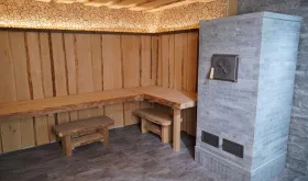 Облицовка Русский пар PREMIUM для банной печи Grom 80 (П) Талькомагнезит (кирпич)