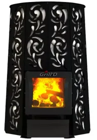 Стальная банная печь Violet Long Pro