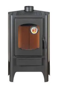 Печь-камин Бавария ЭКО угловая с плитой
