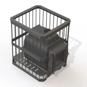 Чугунная банная печь Parovar 24 прут (201) без выноса