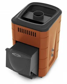 Банная печь Компакт 2017 Карбон ДА ТО терракота