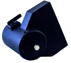 Переходник с шибером 90 градусов ф 150 мм прямоугольный круглый Переходник с шибером 90 градусов ф 150 мм прямоугольный круглый