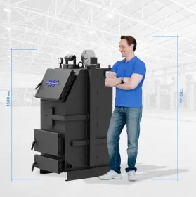 Твердотопливный котел Huntel Hot 20