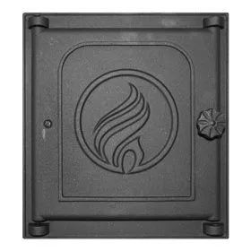 К312 Чугунная дверка топочная 250х280