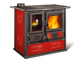 Печь-камин La Nordica Rosa Sx Reverse Ceramica Liberty Bordeaux (бордовый)