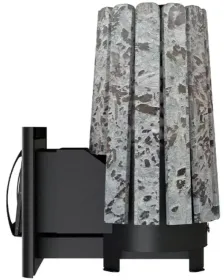 Стальная банная печь Cometa Vega 180 Long Window Max Stone Pro (Серпентинит)