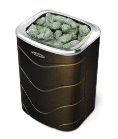 Электрокаменка Примавольта 3кВт чёрная бронза