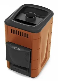 Банная печь Компакт 2017 Carbon ДА КТК терракота