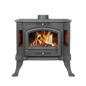 Чугунная печь-камин Везувий KZ-14 Антрацит
