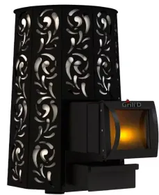 Стальная банная печь Violet Long Pro