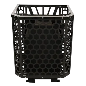 Банная печь Грация 15 с Сеткой СОТЫ и Стеклом