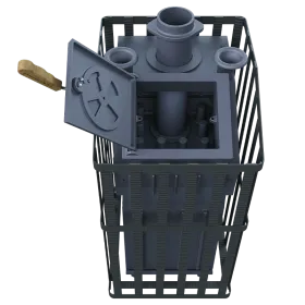 Чугунная банная печь Гроза 24 (П2) Ураган