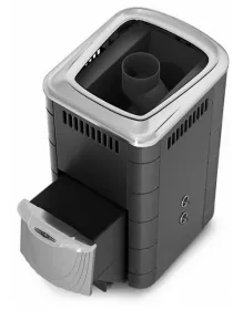 Банная печь Тунгуска 2017 Inox ДН ТО антрацит