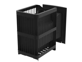 Стальная банная печь Сетка 14