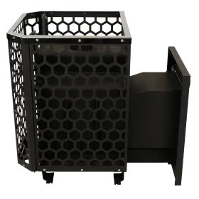 Банная печь Грация 15 с Сеткой СОТЫ и Стеклом