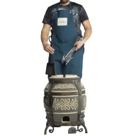 Керамический тандыр Тамерлан цвет Графит