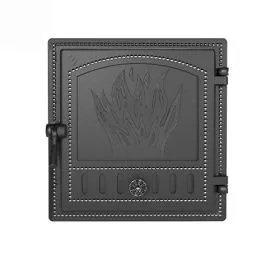 Чугунная каминная дверка ВЕЗУВИЙ 281 (Антрацит)