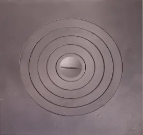 Чугунная плита под казан 05 530х705 ф400