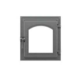 Чугунная каминная дверка ВЕЗУВИЙ 270 (не крашенная, без стекла)