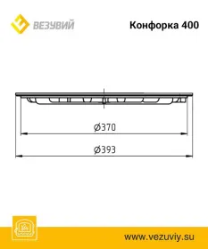 Конфорка Ø400