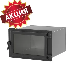 Стальной духовой шкаф с чугунной дверцей ЭТНА 430