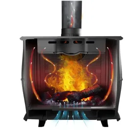 Чугунная печь-камин Маэстро II